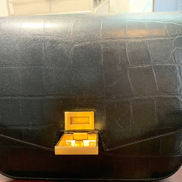 EMP.T LABEL/ Cube Box Black Crocodile - Picture 4 of 8